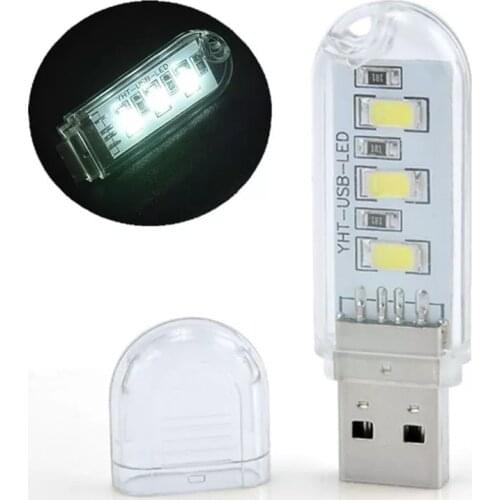 1Pcs Mini Emergency Atmosphere LED Night light Desk Book Reading lamp Camping Bulb Childrens gifts For Mobile Charger Laptops