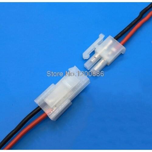 10CM 18AWG 10sets 2 Pin/way 4.2mm 5557 5559 wiring terminal electrical connector wire connectors cable