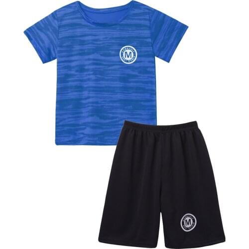 2pcs/set Kids Casual Tracksuit Sports Suit Gym Fitness Running Sets Basketball Soccer Training Outfits Jogging Cycling Clothing