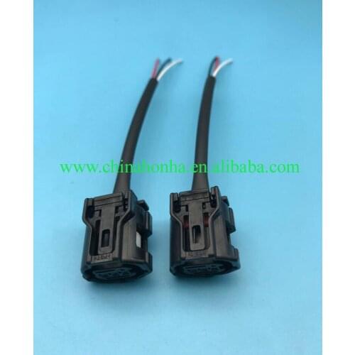 5/10/20/50pcs/lot 3 Pin/Way Female Headlight Lamp Camshaft Sensor Plug Connector With Wire Pigtail For 6189-1129