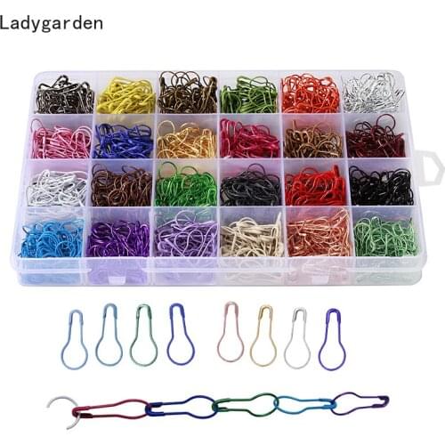 20mm Safety Pins Gourd Shape Metal Clips Marker Tag Gourd Pin Safe Craft DIY Knitting Cross Stitch Holder DIY Sewing Kit