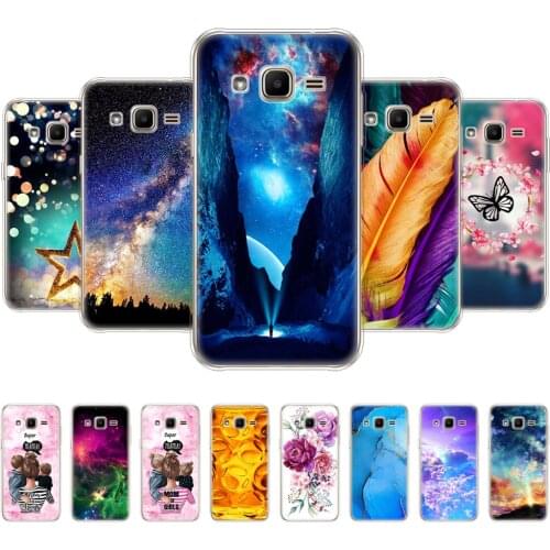For Samsung Galaxy J2 SM-J200F J200H Case for samsung J2 2015 4.7inch back Soft TPU cover 360 full protective coque Starry sky