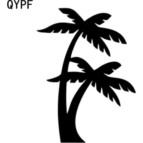 QYPF 12.1cm*15.9cm Interesting Simple And New Tide Tree Pattern Vinyl Car Sticker Vivid Window Decal C18-0464