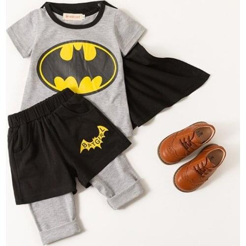 Girl Cosplay Costume Girls Cartoon Short Sleeve Night 2-piece Set with Detachable Cape 3341