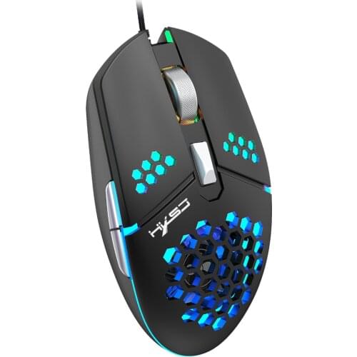 Gaming Mouse Wired Programmable Hollow Fan Cooling Computer Mice 8000 DPI Adjustable USB Optical Mause Gamer For Laptop PC LOL