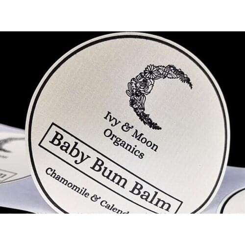 Adhensive self Writable Paper Sticker Label With Custom Logo Printing 100PCS