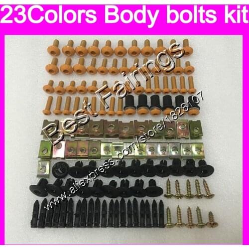 Fairing bolts full screw kit For YAMAHA TZR-250 TZR 250 92 93 94 95 96 97 TZR250 1992 1993 1994 1997 Complete Body screws Nuts