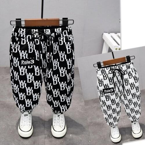 Boys Sweatpants Kids Boys Pants 2021 Spring/Autumn Children Teenage Boys Sports Pants Casual Trousers Pants For Girl 2-7 Year