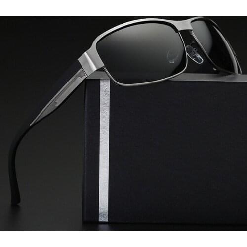 Unisex Square Polaroid Sunglasses Vintage Retro Sun Glasses Famous Brand polarized Sunglasses retro Feminino For Women Men