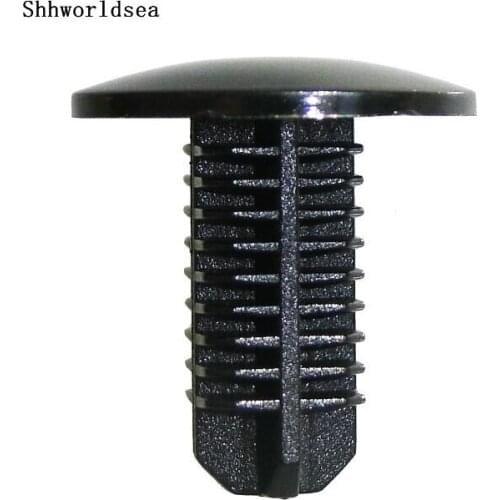 Shhworldsea Free shipping 500pcs Nylon Black Rubber Strip Fastener Fastening card buckle For Toyota