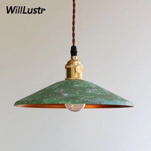Vintage pendant lamp antique suspension light copper lighting fixture restaurant hotel store shop office loft dinning room Japan
