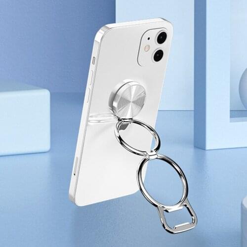 Retractable Magnetic Phone Ring Holder Creatives Corkscrew Adjustable Cell Phone Holder Self-adhesive Metal Phone Rack QJY99