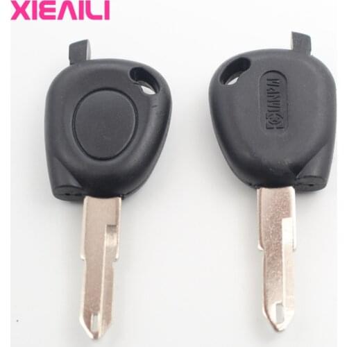 XIEAILI 30Pcs Transponder Key Case Shell For Peugeot 206/207 NE72 Blade Key Fob Case S154