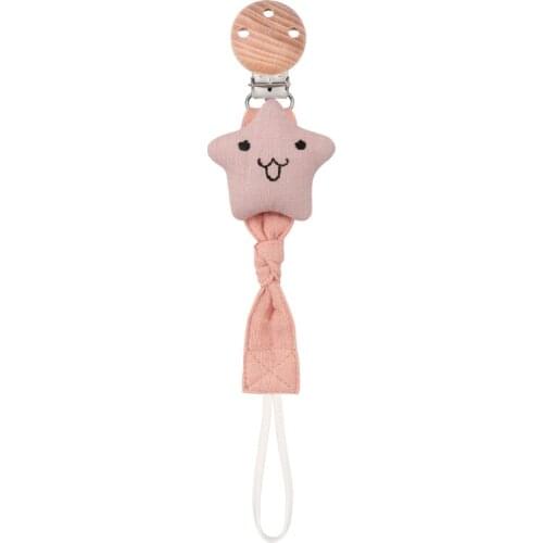 1PC Baby Pacifier Chain Cotton Pacifier Clips Nipple Holder Baby Teething Chain 24BE