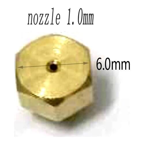 100 PCS M5*0.75 NG Gas Water Heater Accessories Natural Gas Water Heater Nozzle, Boiler Jet 1.0mm