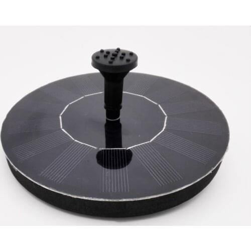 160F1 High Quality Solar Panel Floating Water Pump Garden Fountain Pump 7V 1.4W 200L/H
