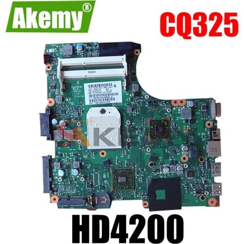 Akemy 611803-001 laptop motherboard for HP COMPAQ 625 325 425 CQ325 CQ625 CQ425 HD4200 Graphics DDR3 Mainboard with free cpu