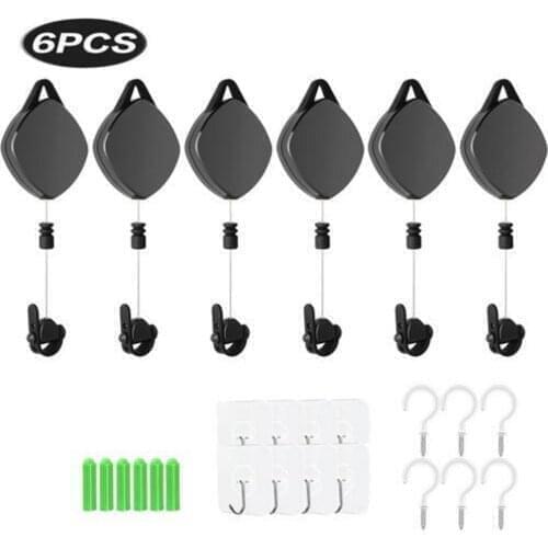 VR accessories 6PCS VR Cable Management System Ceiling Pulley System For Oculus Quest 2 /Rift/Htc Vive/Samsung Odyss/Valve Index