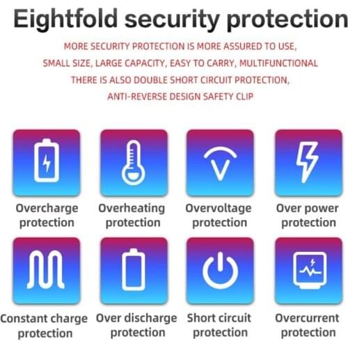 Car Jump Starter 12V Portable Car Charger Multi-function Start Jumper Emergency Car Battery Booster 20000mAh Power Bank 77HF