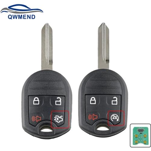 315Mhz Car Remote Key for Ford Edge Escape Expedition Explorer Flex Fusion Mustan Taurus For Mazda Tribute 4 Buttons CWTWB1U793