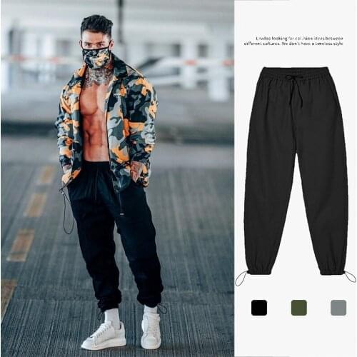Fitness Trousers Mens Closing Quick-drying Super Elastic Lightweight Summer Breathable Sports Basketball Fashion Basketball