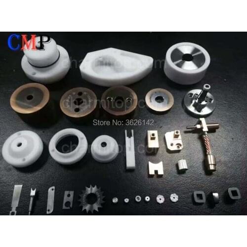 Charmilles EDM Machine Parts Wire Guide Water Nozzle Roller Injection Chamber Current Supply