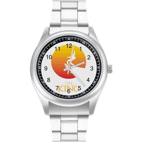 Elvis Presley Quartz Watch Fishing Aesthetic Wrist Watch Steel Photo Fashion Boy Wristwatch