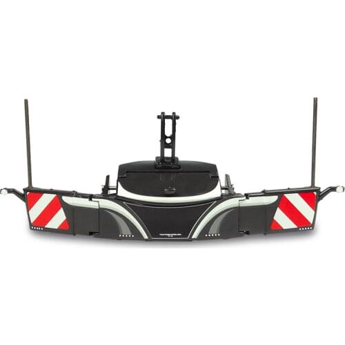 UH 5372 Tractorbumper SafetyWeight 800kg Black Toys