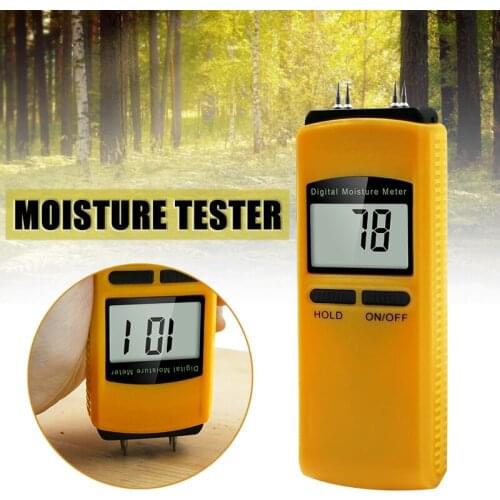 Wood Brick Wallpaper Digital Moisture Detector Caravan Damp Meter Tester 10-40% Detector Hygrometer Humidity Tester