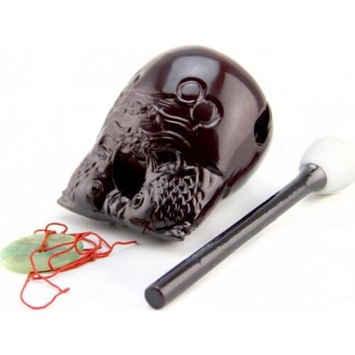 Wooden Fish Temple Block Adornment Monk Temple Block Decoration Buddhist Supply Wooden Fish Block Buddhism Home Decor