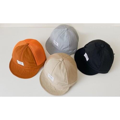 Kid Baseball Cap Children Summer Cotton Cute Sun Visor Cap For Boy Girl Toddler Baby Beach Accessories Item Sun Protection Stuff