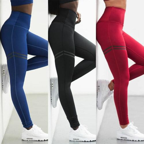 Womens Fitness Printed Leggings Running Gym Sport High Waist Jogging Pants Trousers Leggings Women Pants