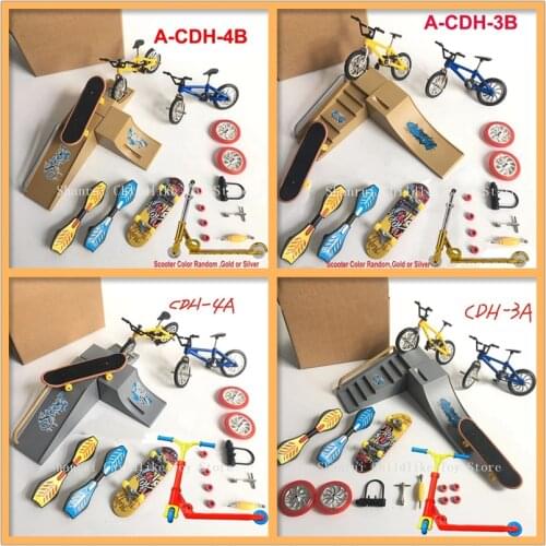 Finger Scooter Finger Bike Mini Bike Skating Board Site Children Educational Toys Finger Bicycle Birthday Gift for Boys Girls