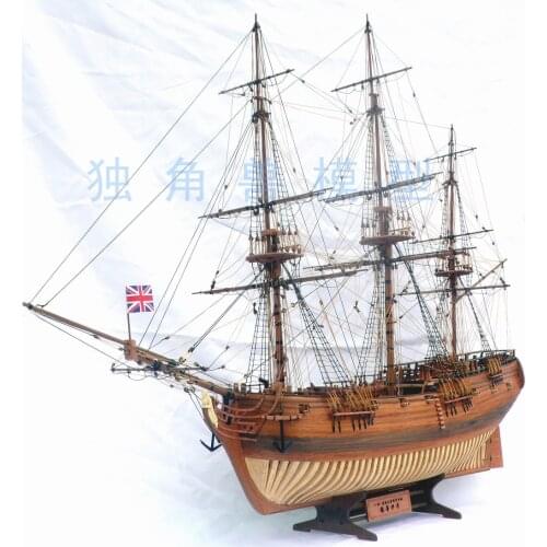 HMS Druid 1766 Scale 1/50 900mm 35.4" POF Unassembly Wood Model Ship Kit