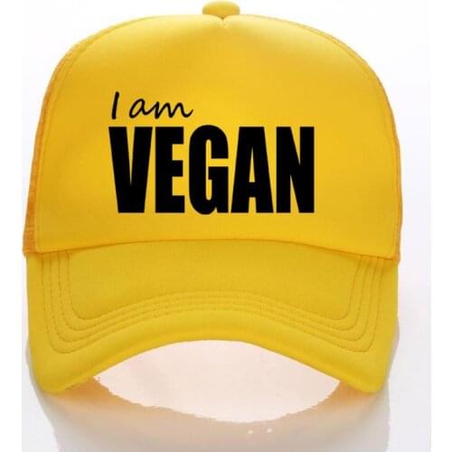 The Walking Dead Caps Kids/Adult Summer Baseball Hat I am VEGAN Trucker Cap RED Net Snapback hats For Men Women Sun Stop