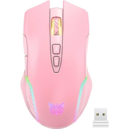 ONIKUMA CW905 3600 DPI Wireless Gaming Mouse RGB Mouse Optical Computer Mice with 7 Programmable Buttons for Computer PC LAPTOP