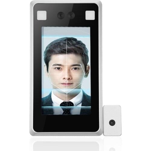 Floor standing no touch high level face recognition thermal scanner temperature measurement machine