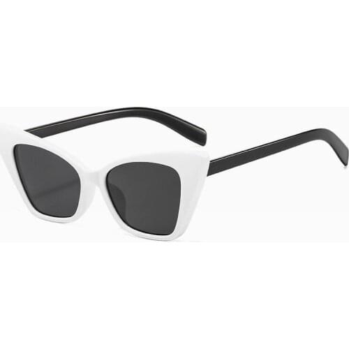 New cat eye big frame sunglasses women ins fashion retro sunglasses uv400 personality catwalk street shooting beach glasses