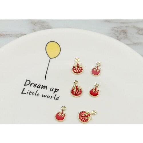 SO HOT!FIRE Frame Charms Handmade Craft Metal Charms Earring DIY Bracelet Charms for Jewelry Making