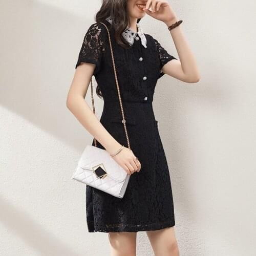 Black lace floral maxi dress women robe femme 2020 summer long work boho beach office sexy party luxury dresses plus size