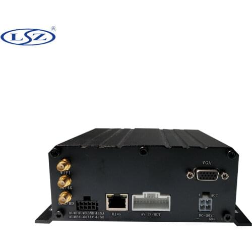 MDVR video surveillance host 3G GPS WiFi mobile dvr general aviation head interface 4CH hard disk video recorder