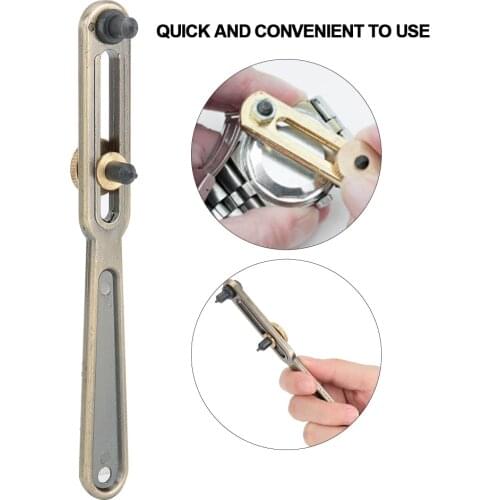 Professional Two Feet Watch Back Case Opener Cover Remover Wrench Battery Replacement Tool Watches Repair Watchmaker Tool Kit