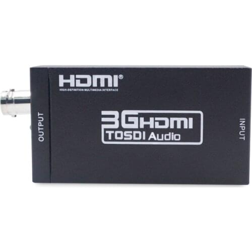 3G HDMI-compatible to SDI Converter SDI Adapter Audio HD-SDI/3G-SDI Adapter BNC 1080P DAC Converter for Monitor HDTV