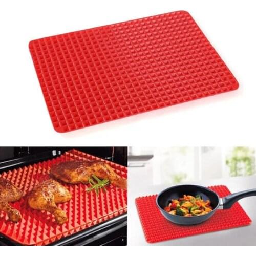 40x27cm Pyramid Bakeware Pan 4 color Nonstick Silicone Baking Mats Pads Moulds Cooking Mat Oven Baking Tray Sheet Kitchen Tools