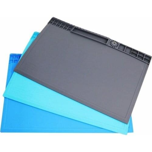 450*300mm Mobile Phone Computer Repair Magnetic High Temperature Workbench Table Mat Heat Insulation Silicone Pad