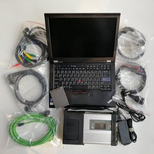 Auto Dignostic Tool MB Star C5 SD C5 + Used Laptop T410 I5 4G +360GB SSD with V06.2021 Software WIS/EPC/Vediamo/DTS/HHT/X