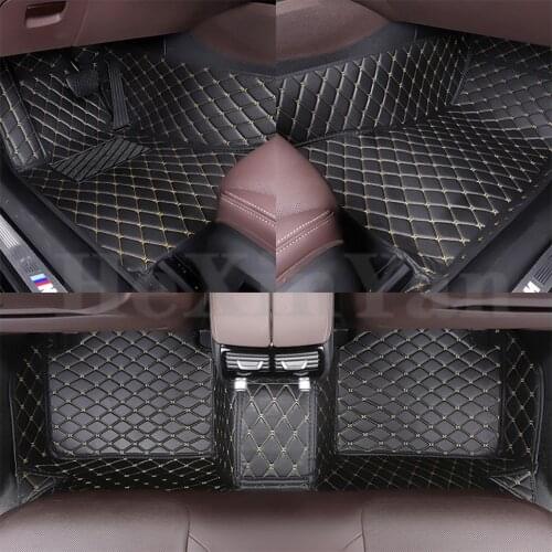 Kalaisike Custom car floor mats for Mitsubishi All Models outlander pajero grandis ASX lancer galant Lancer-ex pajero sport