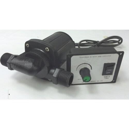 Brushless DC Water Pump 12V/24V 3 Phase High Flow Solar Fountain Pump 2200-3000L/H Flow Max Water Flow Adjustable Free Shipping