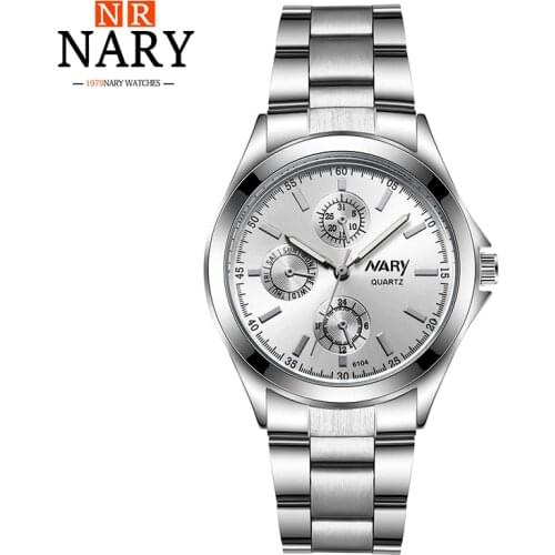 Luxury Brand NARY Watches Women Casual Sports Watches Stainless Steel Quartz Watches Reloj Mujer relogio feminino horloge dames