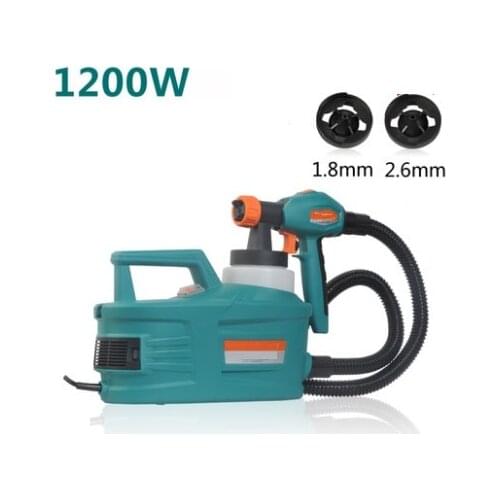 1200W, 1.8MM 2.6MM Double spray mouth, Auto oil paint electric spray gun, coating, emulsion paint